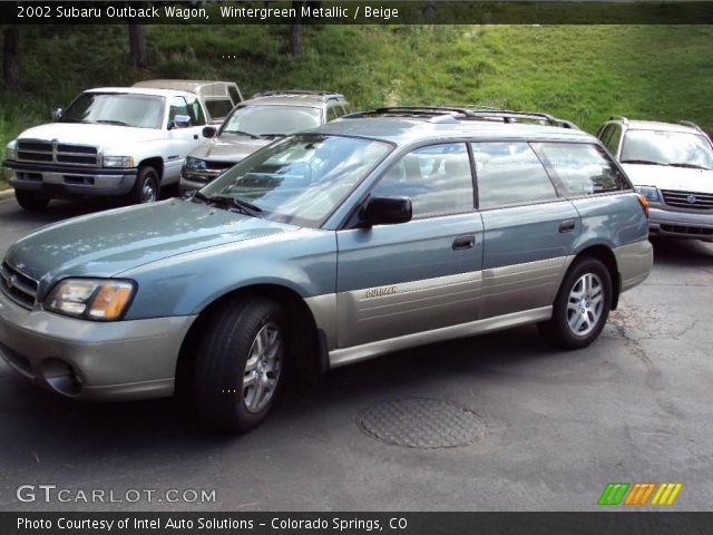 2002 Subaru Outback Wagon in Wintergreen Metallic