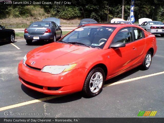 2003 Saturn ION 2 Quad Coupe in Red