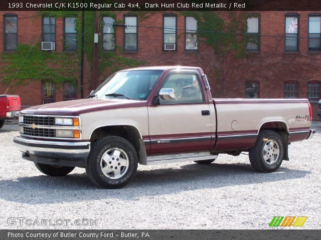 1993 Chevrolet C/K K1500 Regular Cab 4x4 in Dark Hunt Club Red Metallic