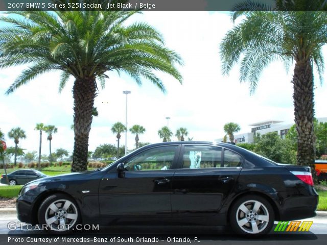 2007 BMW 5 Series 525i Sedan in Jet Black