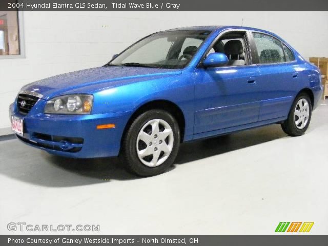 2004 Hyundai Elantra GLS Sedan in Tidal Wave Blue