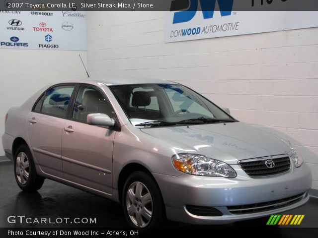 2007 Toyota Corolla LE in Silver Streak Mica