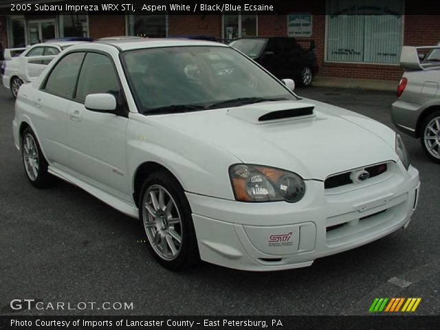 2005 Subaru Impreza WRX STi in Aspen White