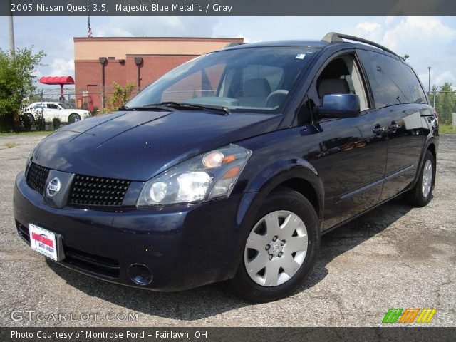 2005 Nissan Quest 3.5 in Majestic Blue Metallic