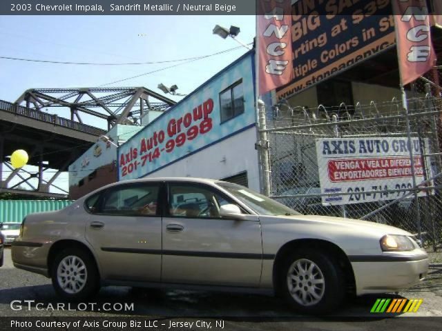 2003 Chevrolet Impala  in Sandrift Metallic