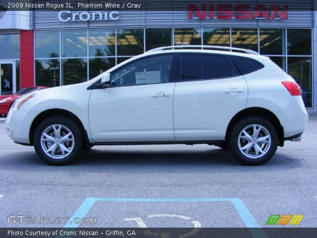 2009 Nissan rogue white #6