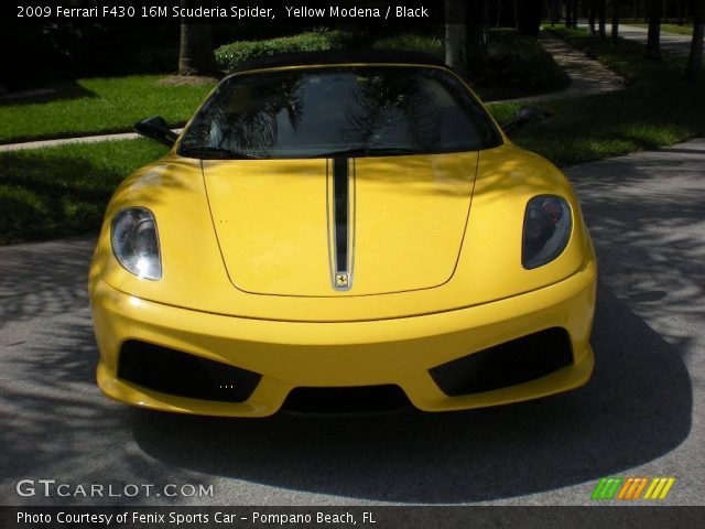 2009 Ferrari F430 16M Scuderia Spider in Yellow Modena