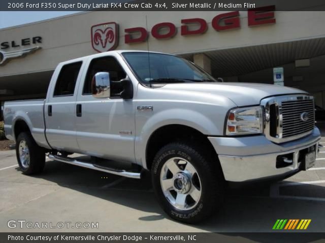 2006 Ford F350 Super Duty Lariat FX4 Crew Cab 4x4 in Silver Metallic