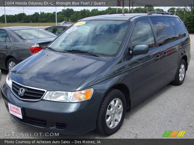 2004 Honda Odyssey EX-L in Midnight Blue Pearl