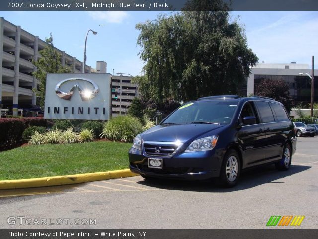 2007 Honda Odyssey EX-L in Midnight Blue Pearl