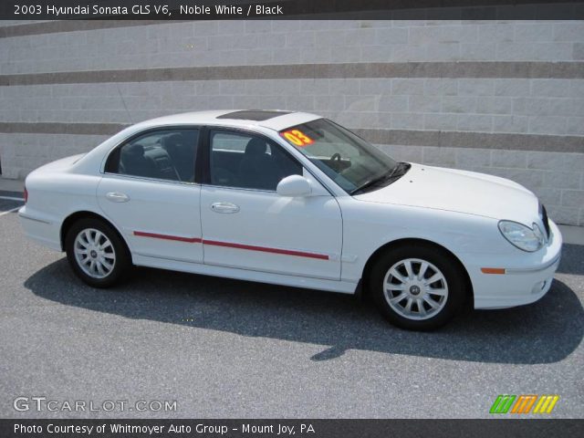2003 Hyundai Sonata GLS V6 in Noble White
