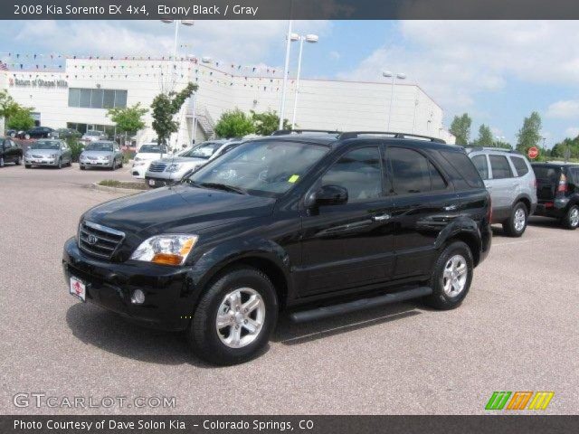 2008 Kia Sorento EX 4x4 in Ebony Black