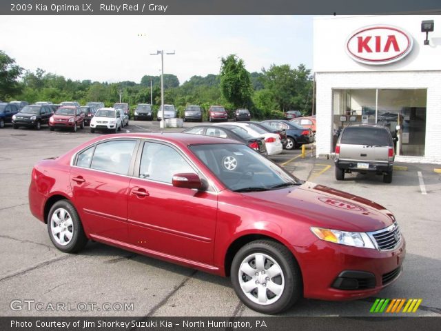 2009 Kia Optima LX in Ruby Red