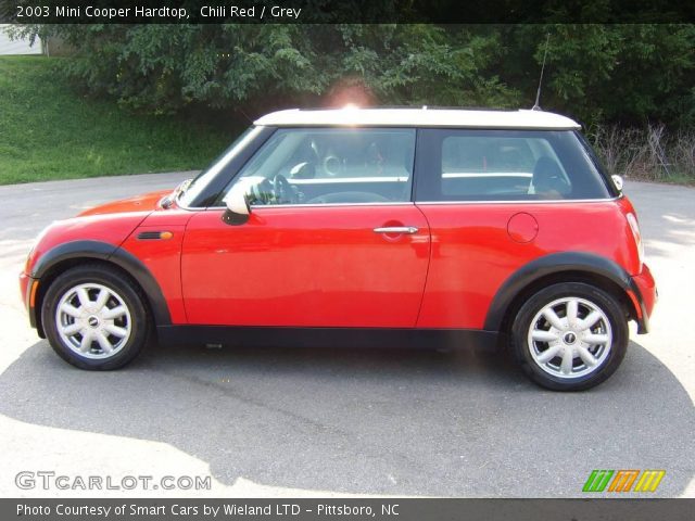 2003 Mini Cooper Hardtop in Chili Red