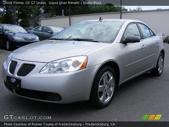 2008 Pontiac G6 GT Sedan in Liquid Silver Metallic