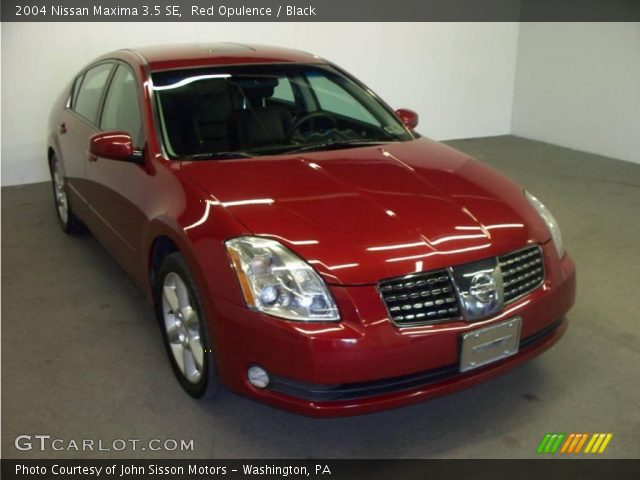 2004 Nissan Maxima 3.5 SE in Red Opulence