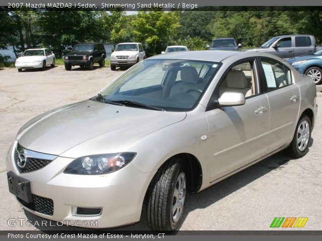 2007 Mazda MAZDA3 i Sedan in Shimmering Sand Metallic