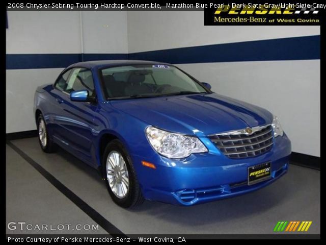 2008 Chrysler Sebring Touring Hardtop Convertible in Marathon Blue Pearl