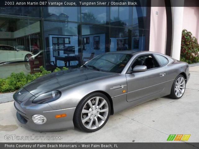 2003 Aston Martin DB7 Vantage Coupe in Tungsten Silver