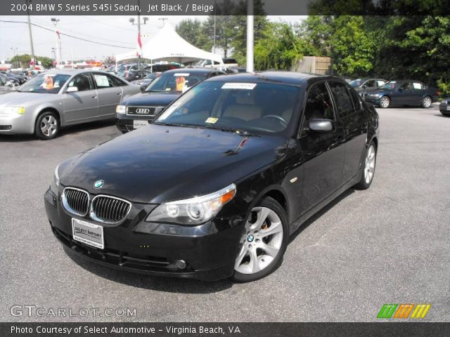 2004 BMW 5 Series 545i Sedan in Jet Black