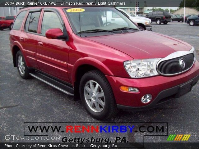 2004 Buick Rainier CXL AWD in Crimson Red Pearl