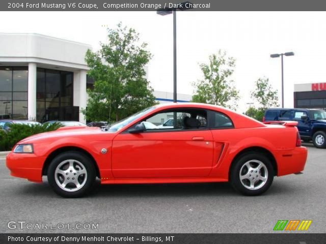 2004 Ford mustang competition orange