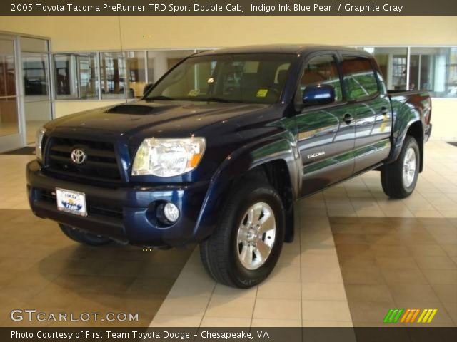 2005 Toyota Tacoma PreRunner TRD Sport Double Cab in Indigo Ink Blue Pearl