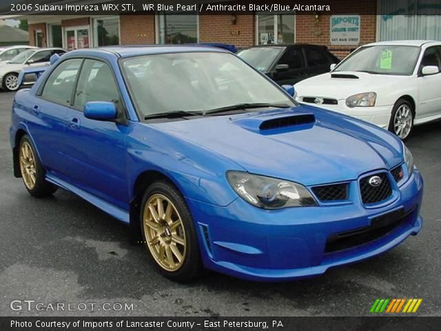 2006 Subaru Impreza WRX STi in WR Blue Pearl