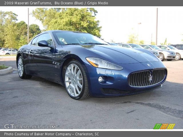 2009 Maserati GranTurismo  in Blu Oceano (Blue)