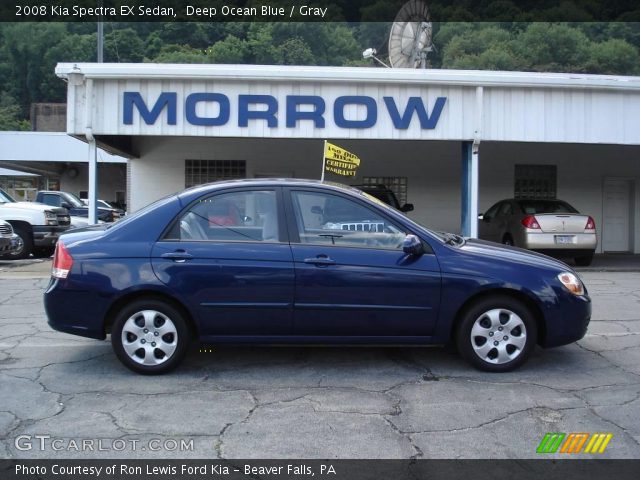 2008 Kia Spectra EX Sedan in Deep Ocean Blue