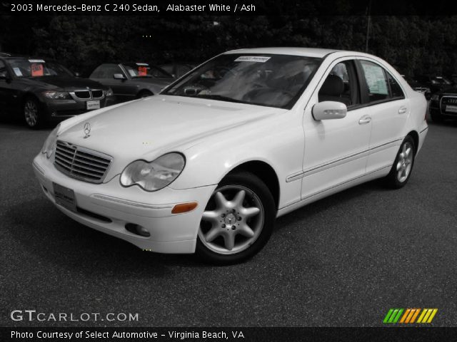 2003 Mercedes-Benz C 240 Sedan in Alabaster White