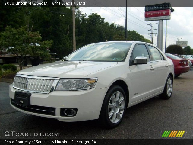 2008 Lincoln MKZ Sedan in White Suede