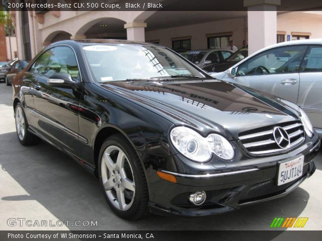2006 Mercedes-Benz CLK 500 Coupe in Black