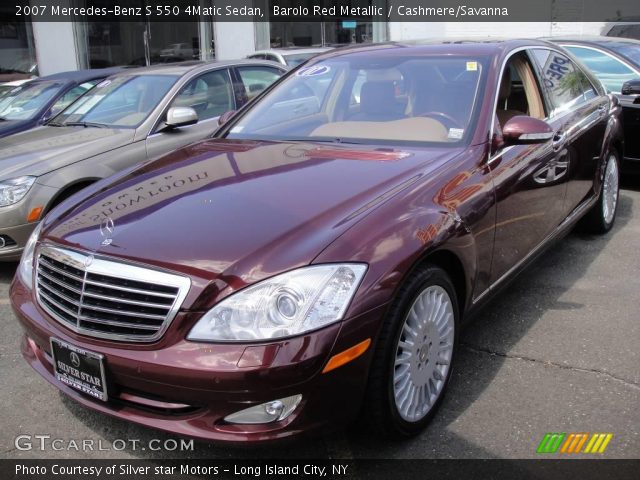 2007 Mercedes-Benz S 550 4Matic Sedan in Barolo Red Metallic