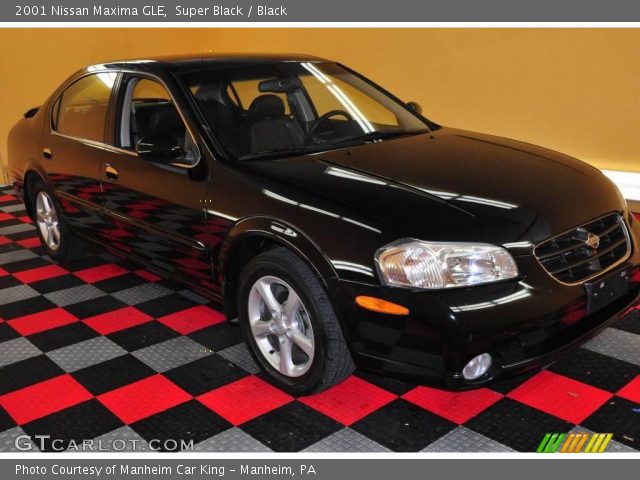 2001 Nissan Maxima GLE in Super Black