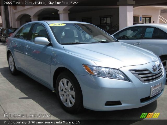 2009 Toyota Camry Hybrid in Sky Blue Pearl