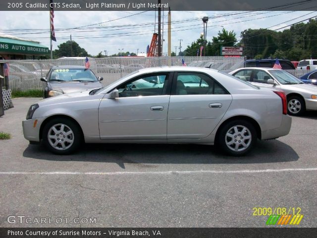 2005 Cadillac CTS Sedan in Light Platinum