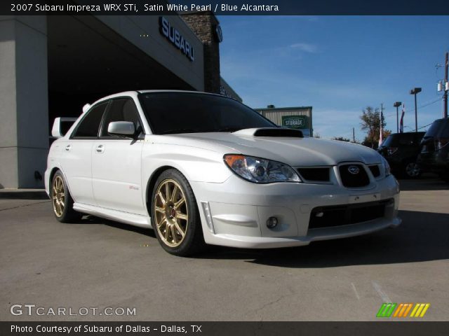 2007 Subaru Impreza WRX STi in Satin White Pearl