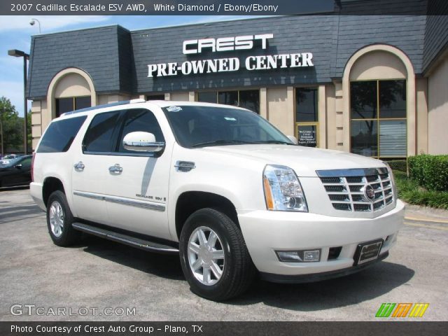 2007 Cadillac Escalade ESV AWD in White Diamond