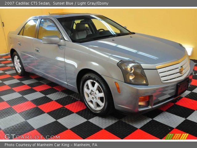 2007 Cadillac CTS Sedan in Sunset Blue