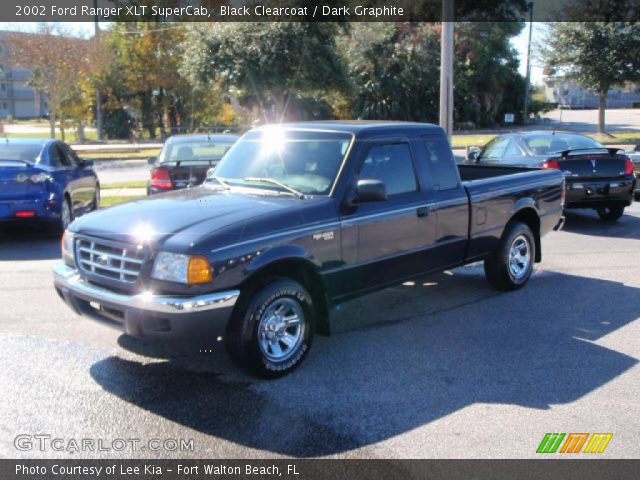 2002 Ford Ranger XLT SuperCab in Black Clearcoat