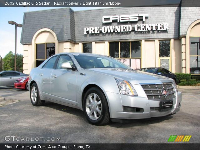 2009 Cadillac CTS Sedan in Radiant Silver