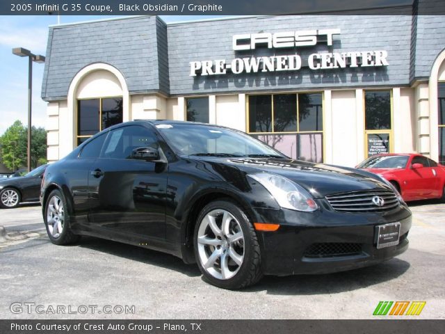 2005 Infiniti G 35 Coupe in Black Obsidian