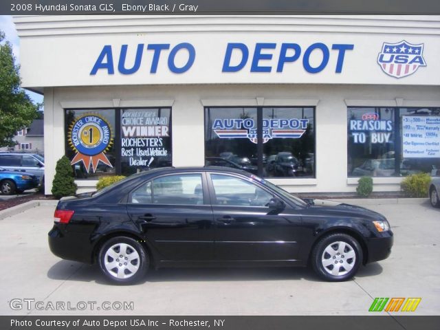 2008 Hyundai Sonata GLS in Ebony Black