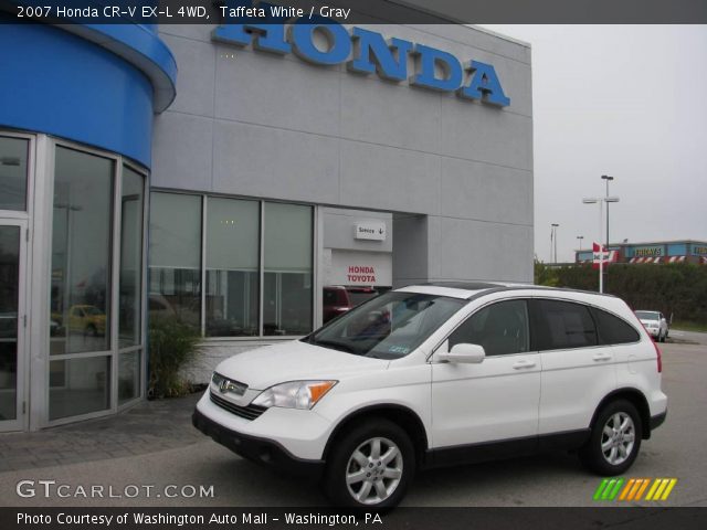 2007 Honda CR-V EX-L 4WD in Taffeta White