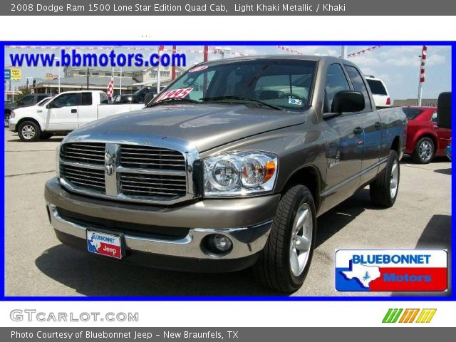 2008 Dodge Ram 1500 Lone Star Edition Quad Cab in Light Khaki Metallic