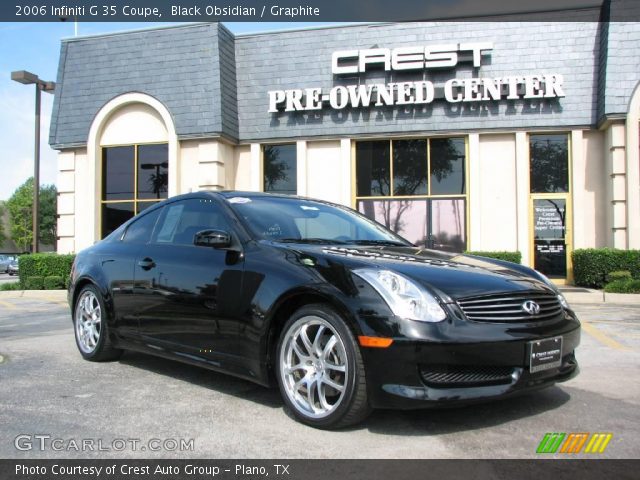 2006 Infiniti G 35 Coupe in Black Obsidian