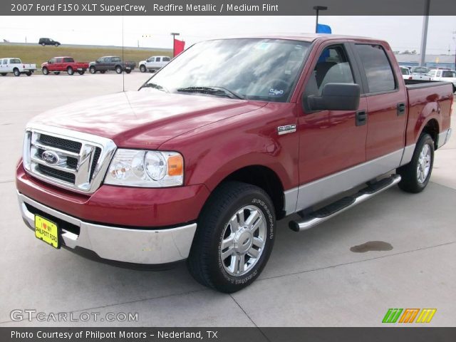 2007 Ford F150 XLT SuperCrew in Redfire Metallic