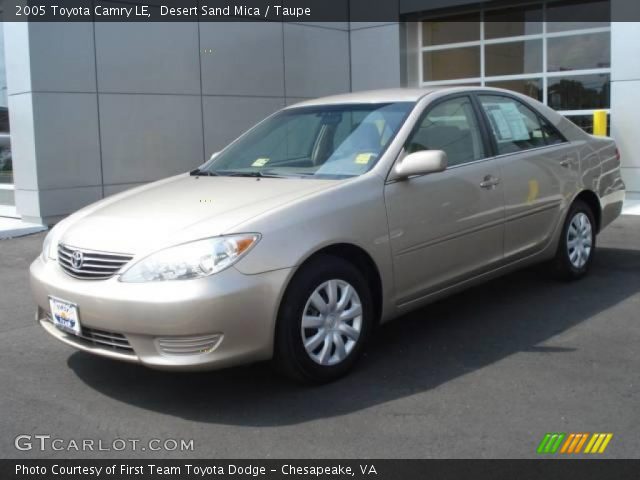 2005 Toyota Camry LE in Desert Sand Mica