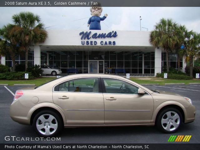 2008 Saturn Aura XE 3.5 in Golden Cashmere